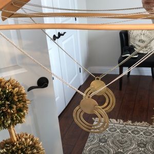 Anthropology chunky long necklace